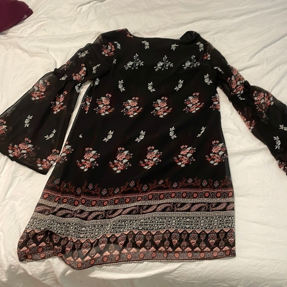 BELL SLEEVE WOMENS DRESS